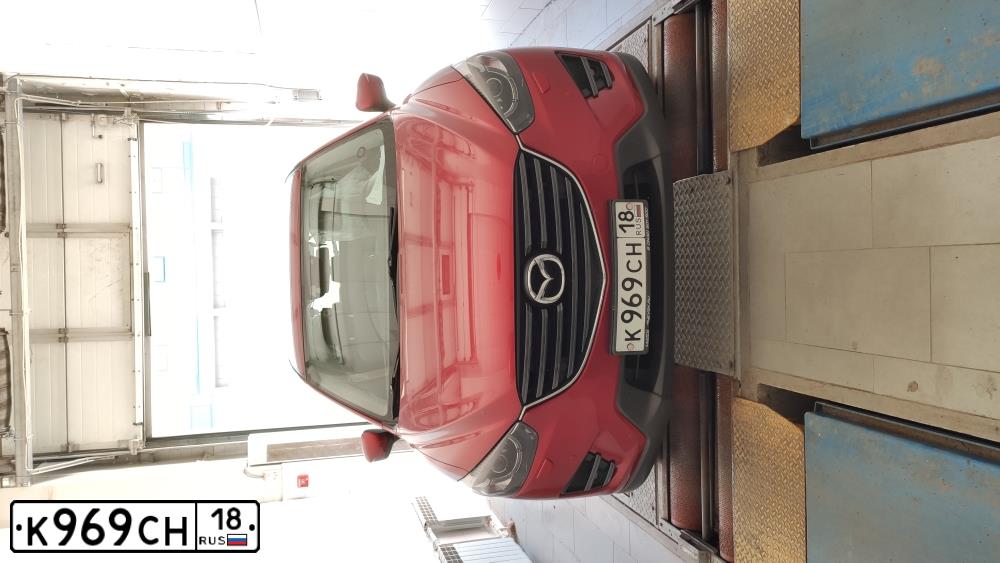 Фото автомобиля HYUNDAI I30, 2010 — госномер О106СР18. Цвет: КРАСНЫЙ