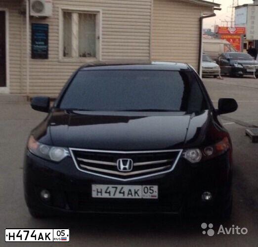 Фото автомобиля HONDA ACCORD, 2008 — госномер Т542ХТ31. Цвет: ЧЕРНЫЙ