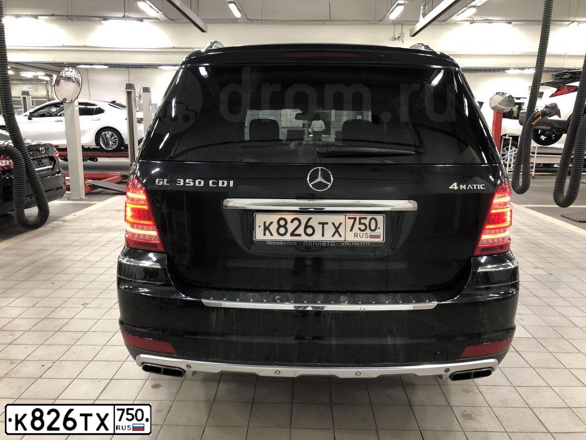 Фото автомобиля MERCEDES GL-KLASSE, 2012 — госномер О616СС40. Цвет: ЧЕРНЫЙ