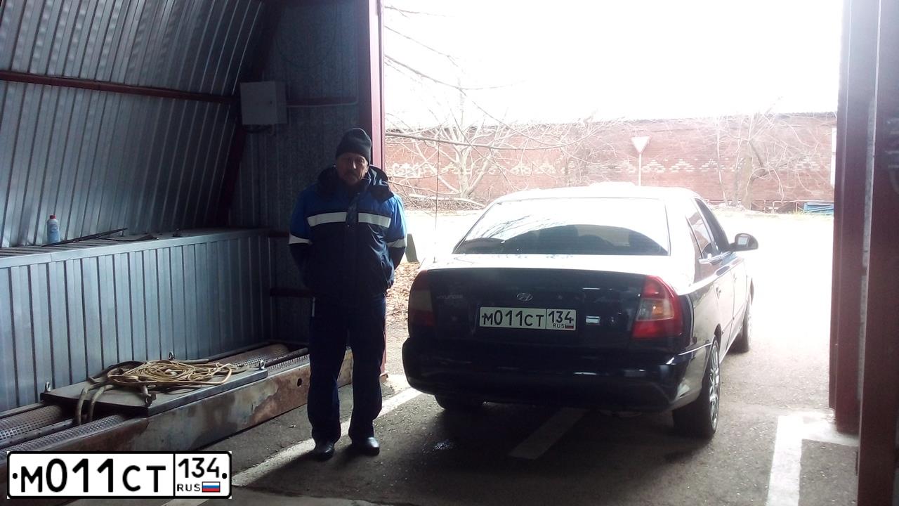 Фото автомобиля TAGAZ Z ACCENT, 2007 — госномер В714МТ193. Цвет: ЧЕРНЫЙ