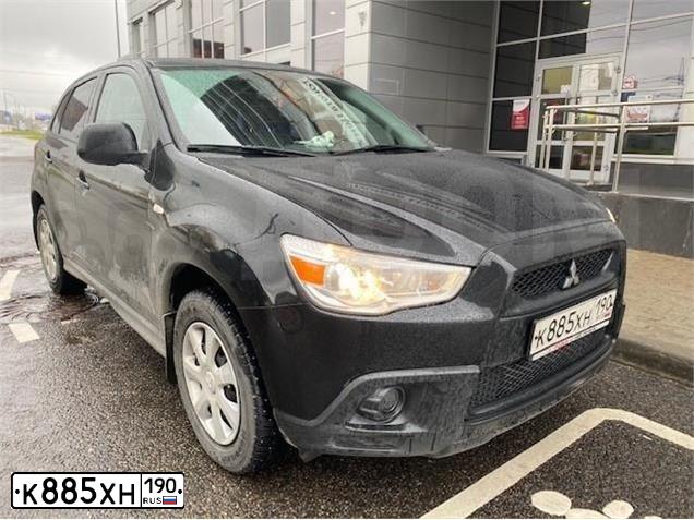 Фото автомобиля MITSUBISHI ASX, 2012 — госномер Н335КУ790. Цвет: ЧЕРНЫЙ