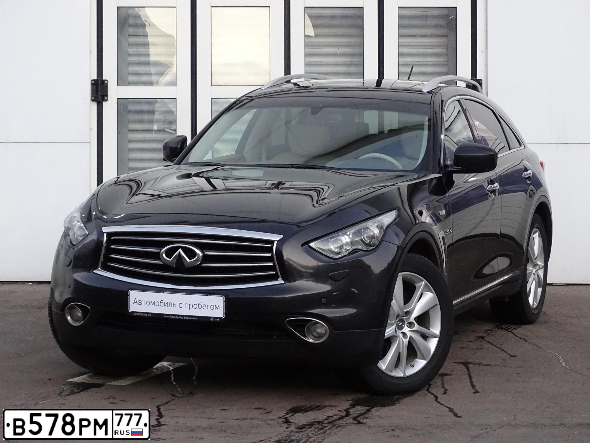 Фото автомобиля INFINITI QX70 /FX/, 2015 — госномер О510УВ64. Цвет: ЧЕРНЫЙ