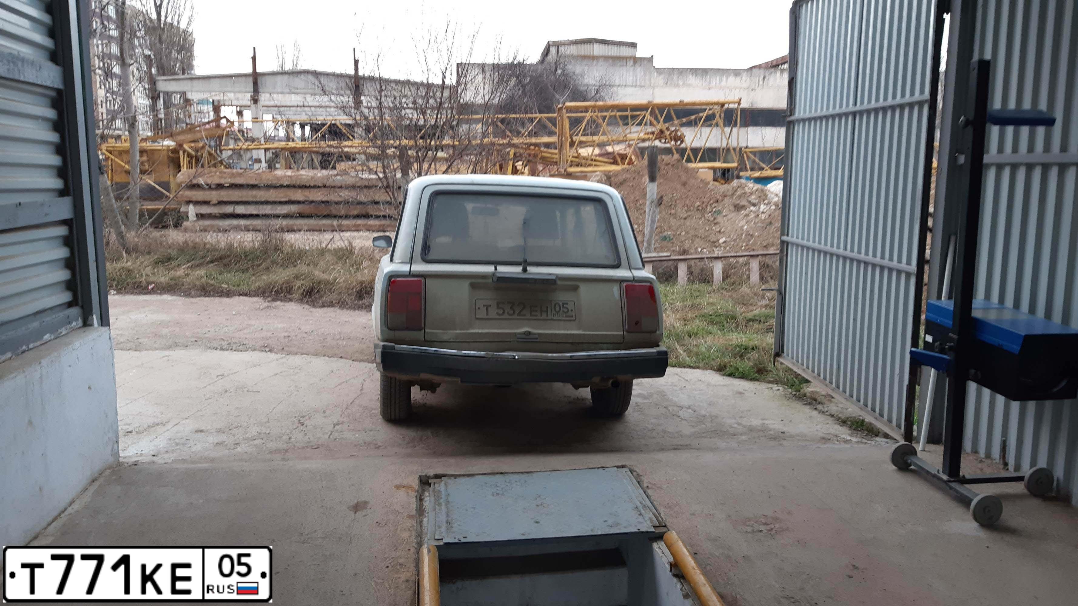Фото автомобиля LADA 2104, 2008 — госномер С674СВ05. Цвет: Белый