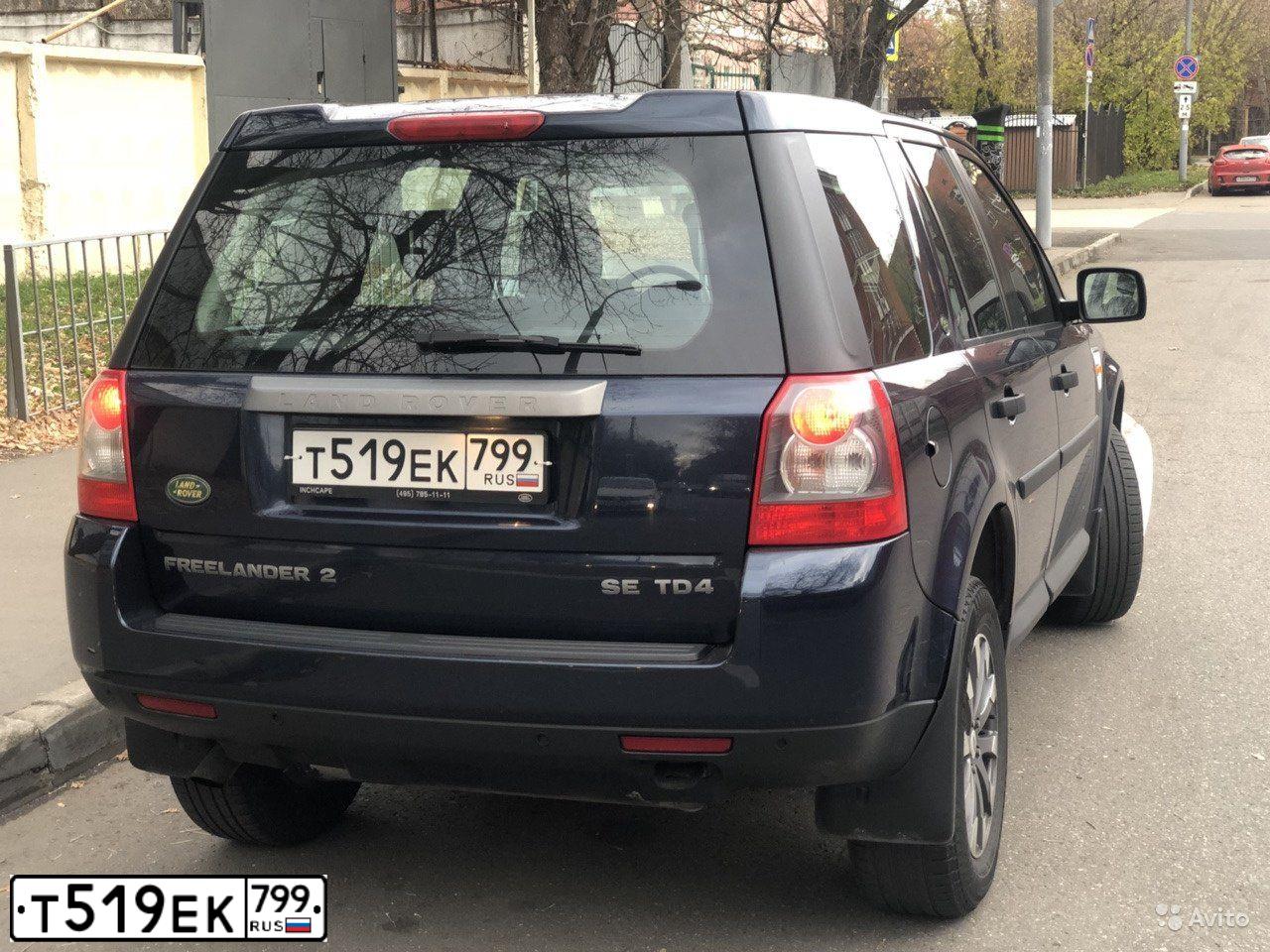 Фото автомобиля LANDROVER FREELANDER, 2008 — госномер К179ТУ198. Цвет: ТЕМНО-СИНИЙ