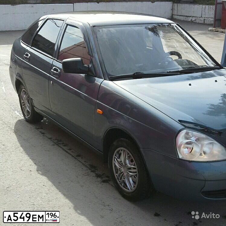 Фото автомобиля LADA 2172 PRIORA, 2008 — госномер А549ЕМ196. Цвет: Серо-Синий