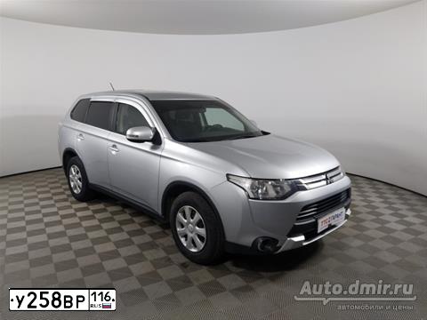 Фото автомобиля MITSUBISHI OUTLANDER, 2014 — госномер У258ВР116. Цвет: СЕРЕБРИСТЫЙ