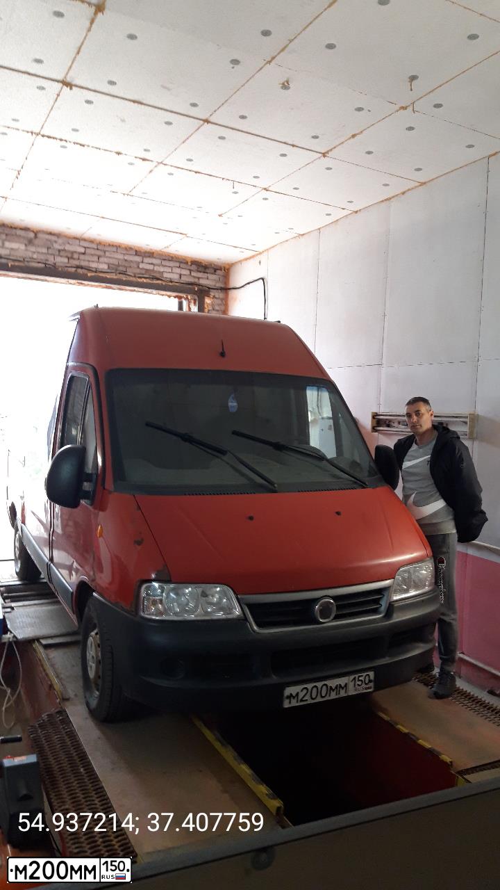 Фото автомобиля FIAT DUCATO, 2014 — госномер К545КМ750. Цвет: ТЕМНО-СИНИЙ