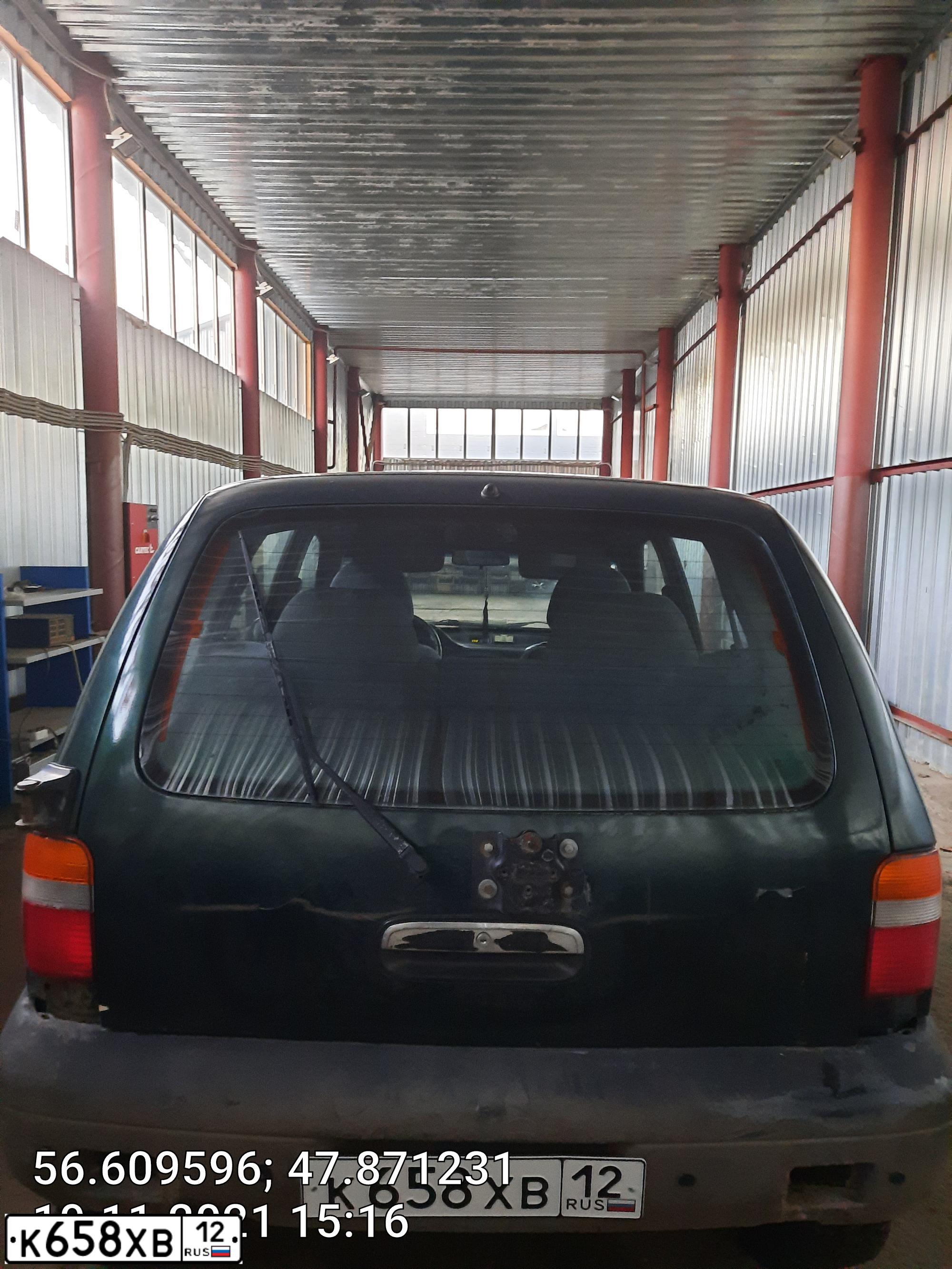 Фото автомобиля KIA SPORTAGE, 1994 — госномер Х671КТ90. Цвет: ЗЕЛЕНЫЙ