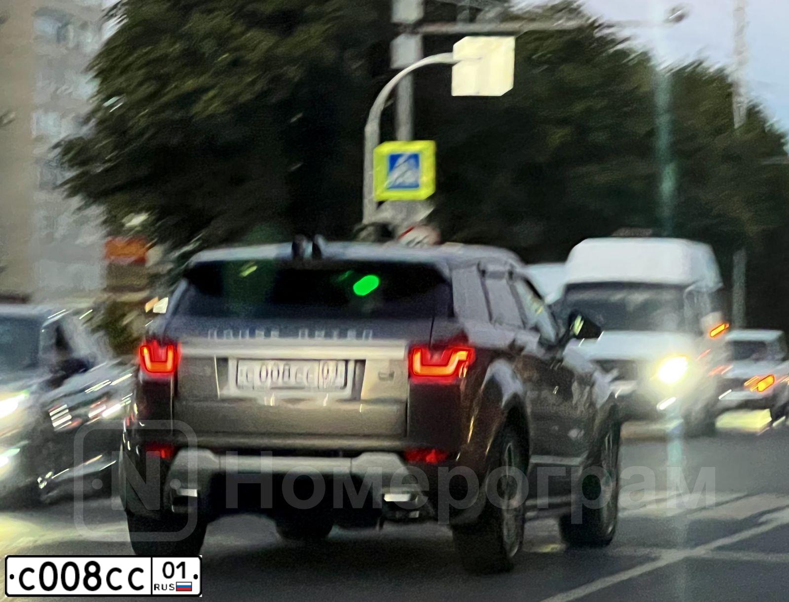 Фото автомобиля LAND ROVER RANGE ROVER EVOQUE, 2017 — госномер В191ЕС01