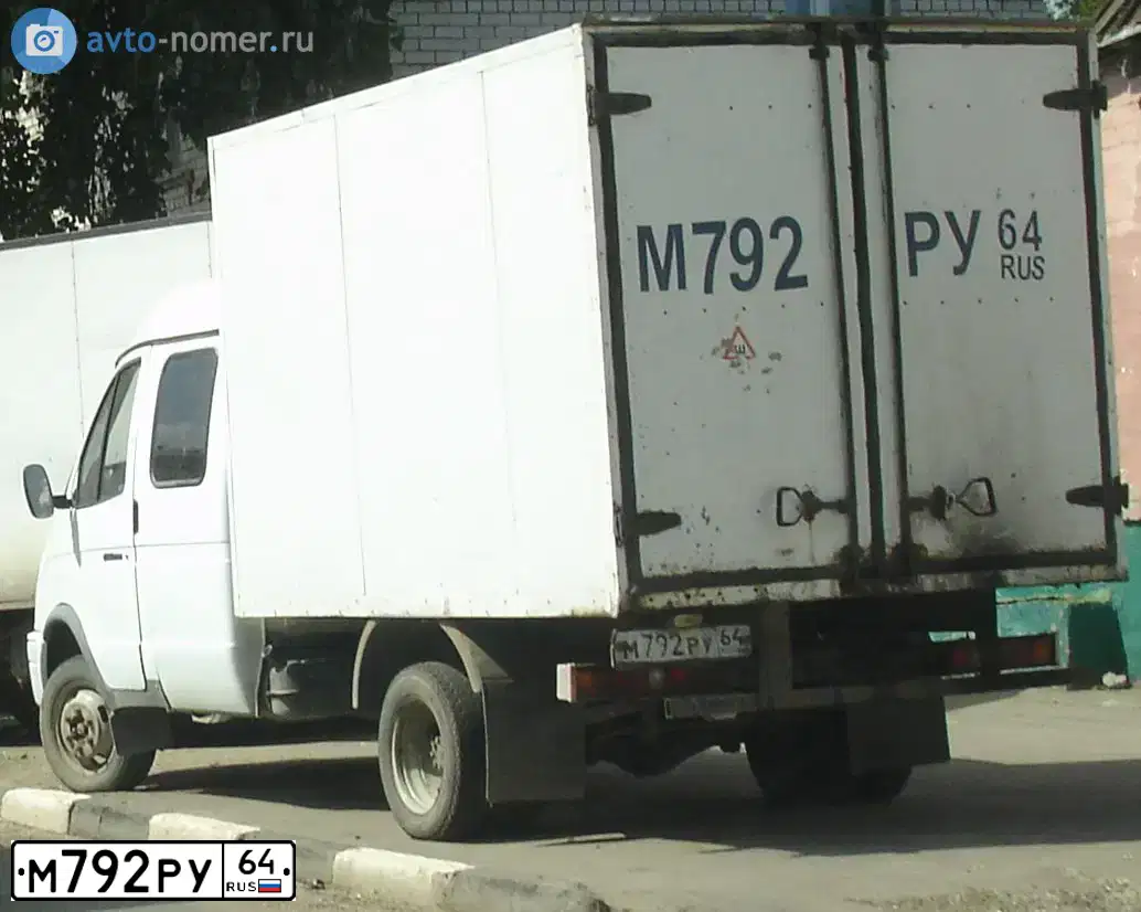 Фото автомобиля GAZ 3302, 2006 — госномер М358ЕО164. Цвет: Белый