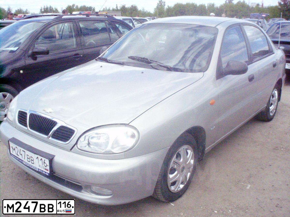Фото автомобиля CHEVROLET LANOS, 2008 — госномер В992МТ156