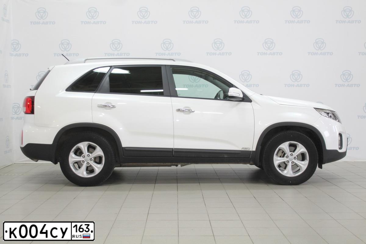 Фото автомобиля VOLKSWAGEN TIGUAN, 2011 — госномер К004СУ163. Цвет: БЕЛЫЙ