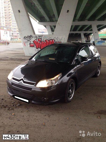 Фото автомобиля CITROEN C4, 2007 — госномер К071СР72. Цвет: ЧЕРНЫЙ