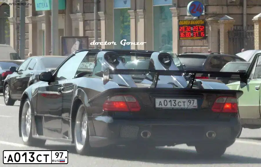Фото автомобиля MERCEDES CLK-KLASSE, 2000 — госномер А013СТ97. Цвет: ЧЕРНЫЙ