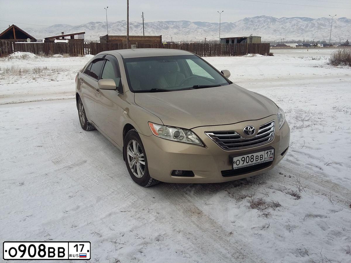 Фото автомобиля TOYOTA CAMRY, 2006 — госномер К896ВС17. Цвет: БЕЖЕВЫЙ