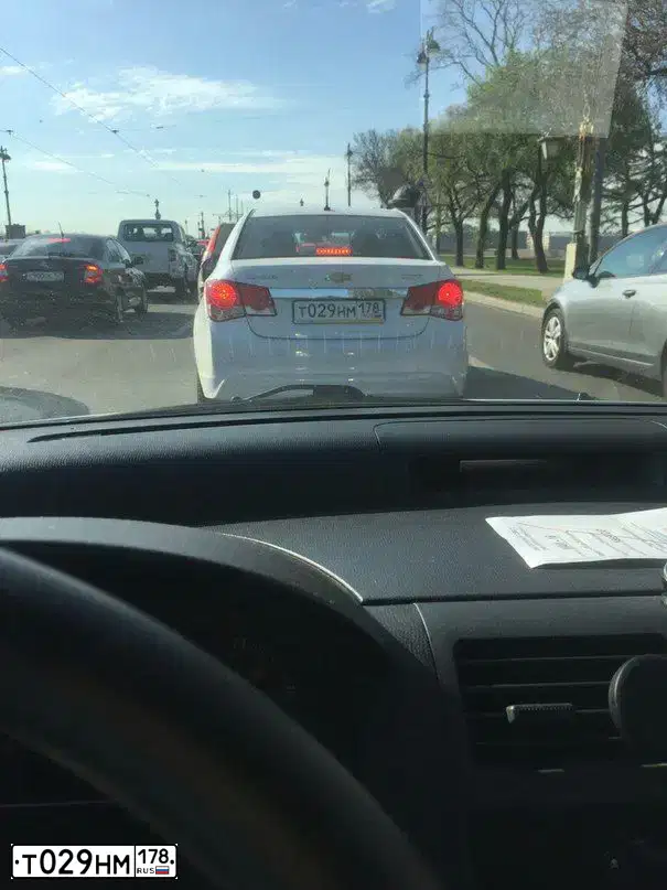 Фото автомобиля ШЕВРОЛЕ KL1J CRUZE, 2014 — госномер Х886КВ07. Цвет: Белый