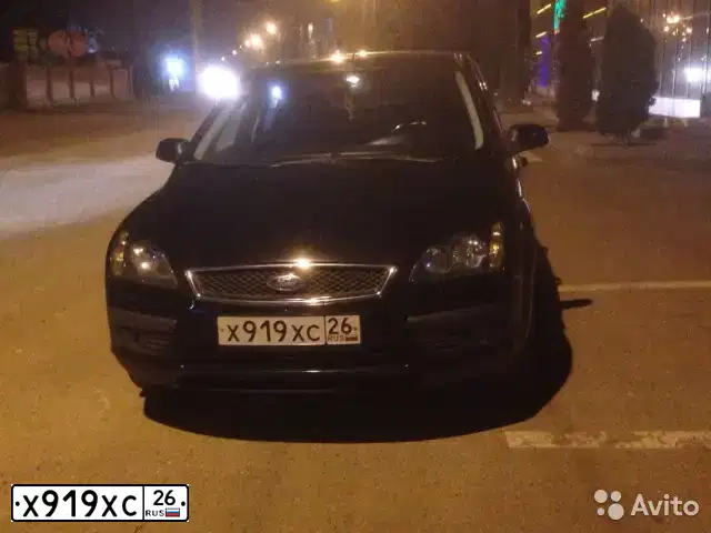 Фото автомобиля FORD FOCUS, 2006 — госномер В349НМ177. Цвет: ЧЕРНЫЙ