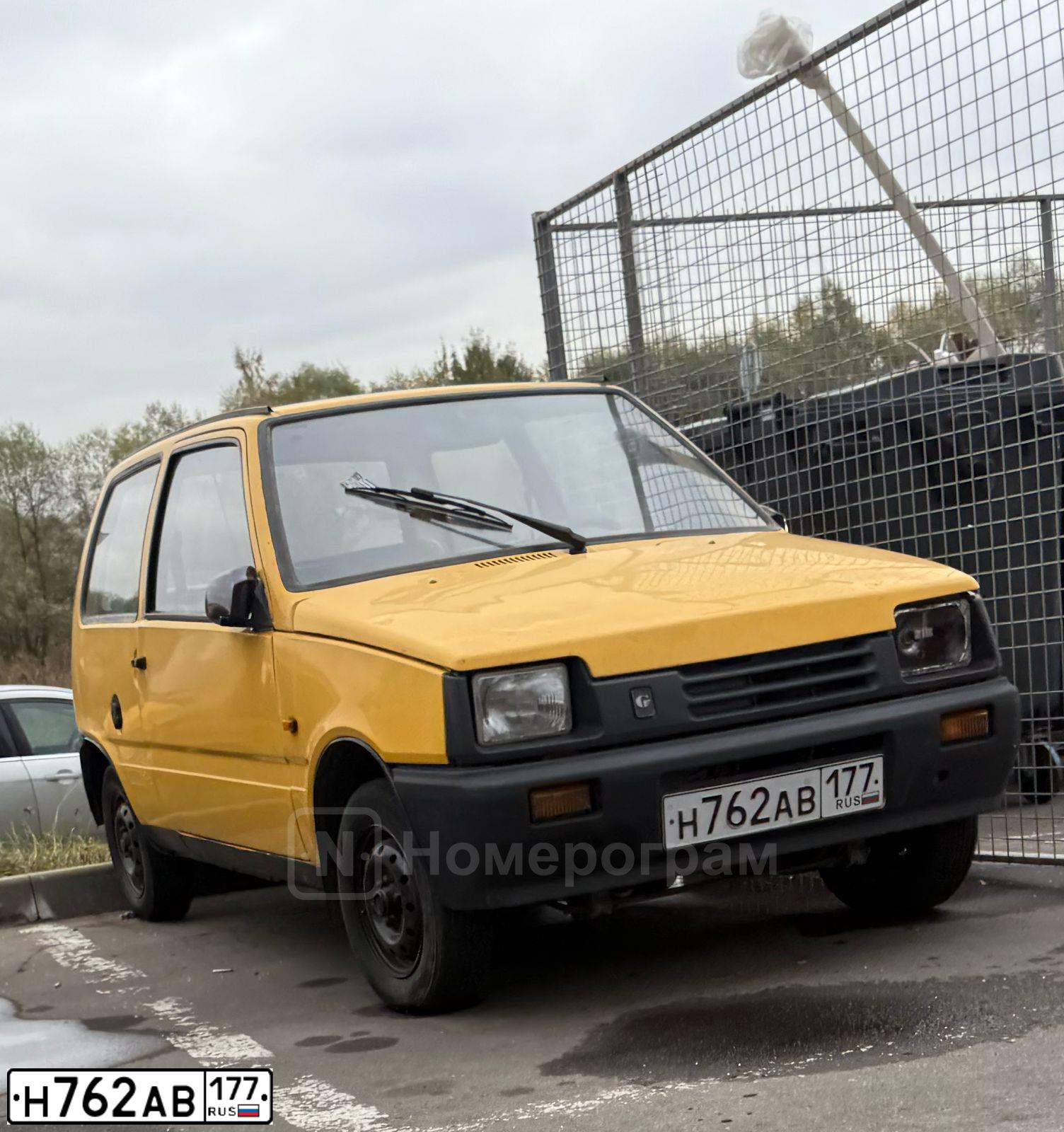 Фото автомобиля SEAZ СЕАЗ 1111302, 2001 — госномер Н762АВ177. Цвет: ЖЕЛТЫЙ