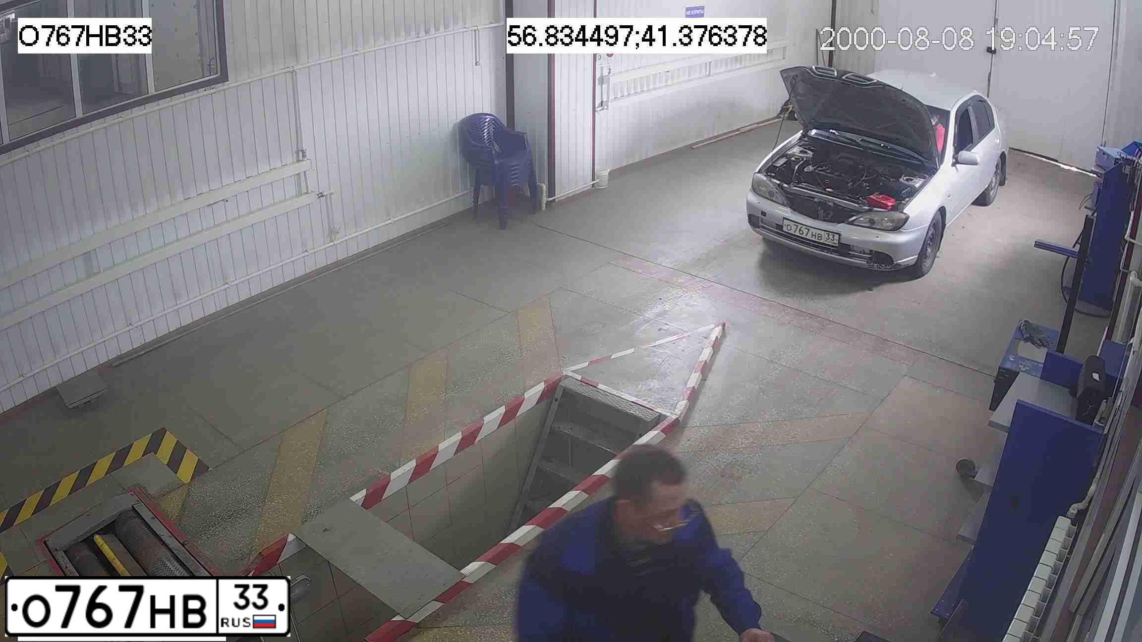 Фото автомобиля SUBARU B9 TRIBECA, 2008 — госномер А224ОК797. Цвет: синий