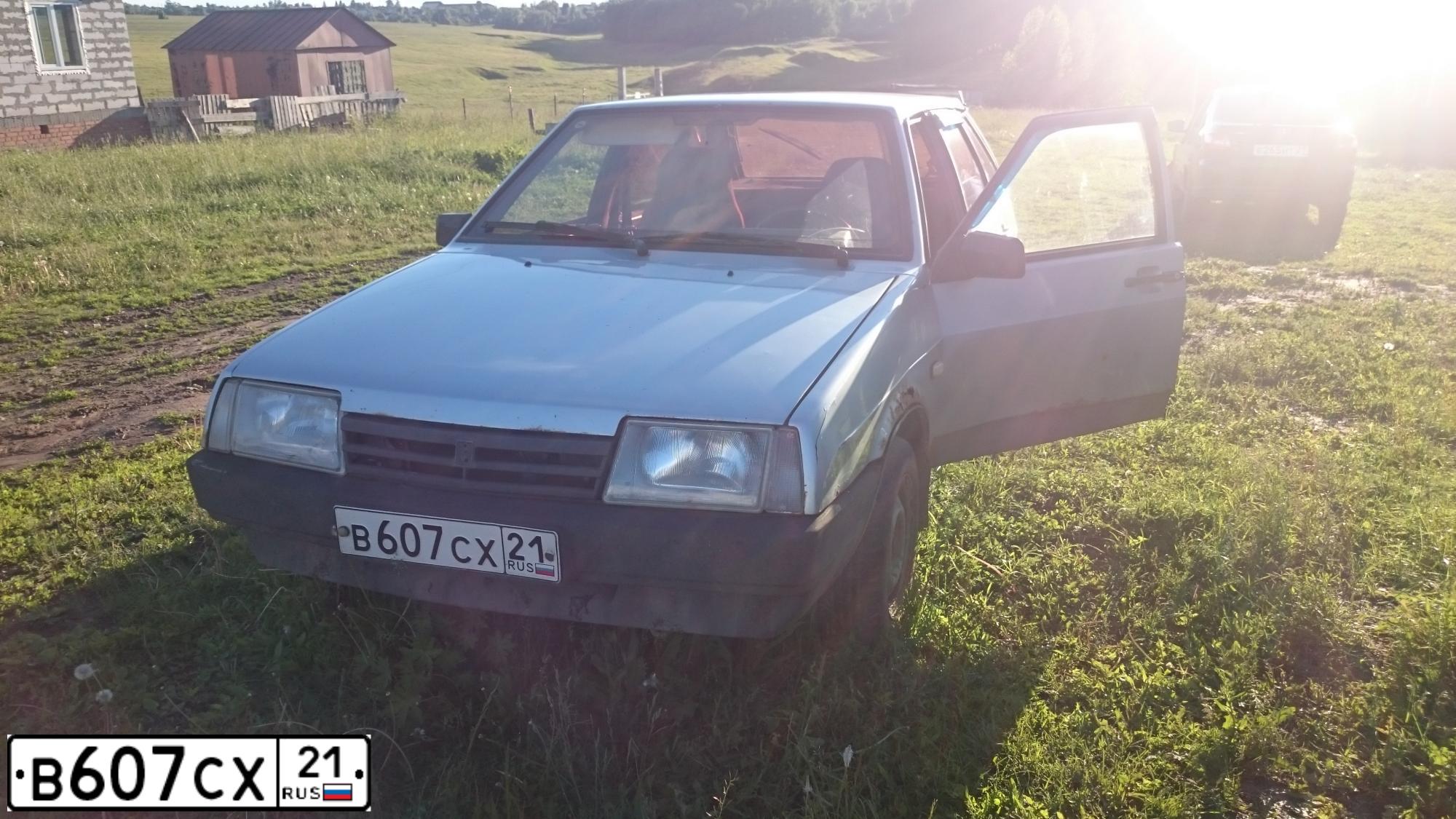 Фото автомобиля LADA 2109 SAMARA, 2001 — госномер К222СК16. Цвет: СЕРЕБРИСТО-ГОЛУБОЙ