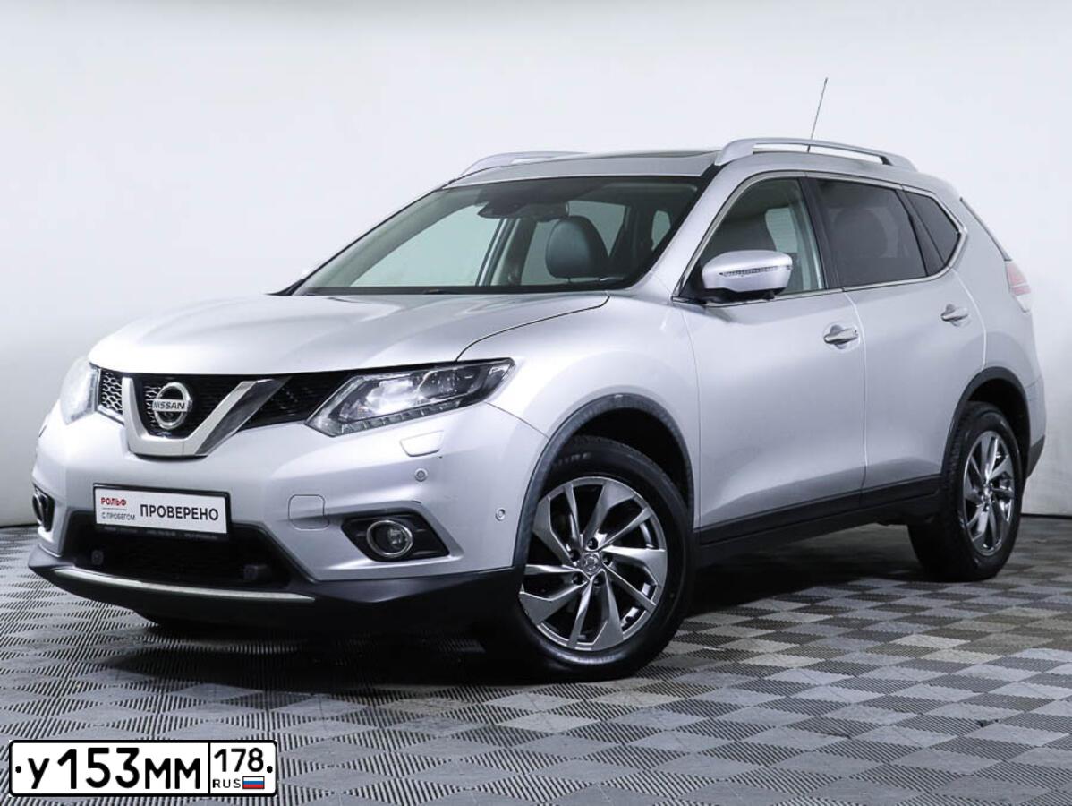 Фото автомобиля NISSAN X-TRAIL, 2016 — госномер А762ХТ790. Цвет: СЕРЕБРИСТЫЙ