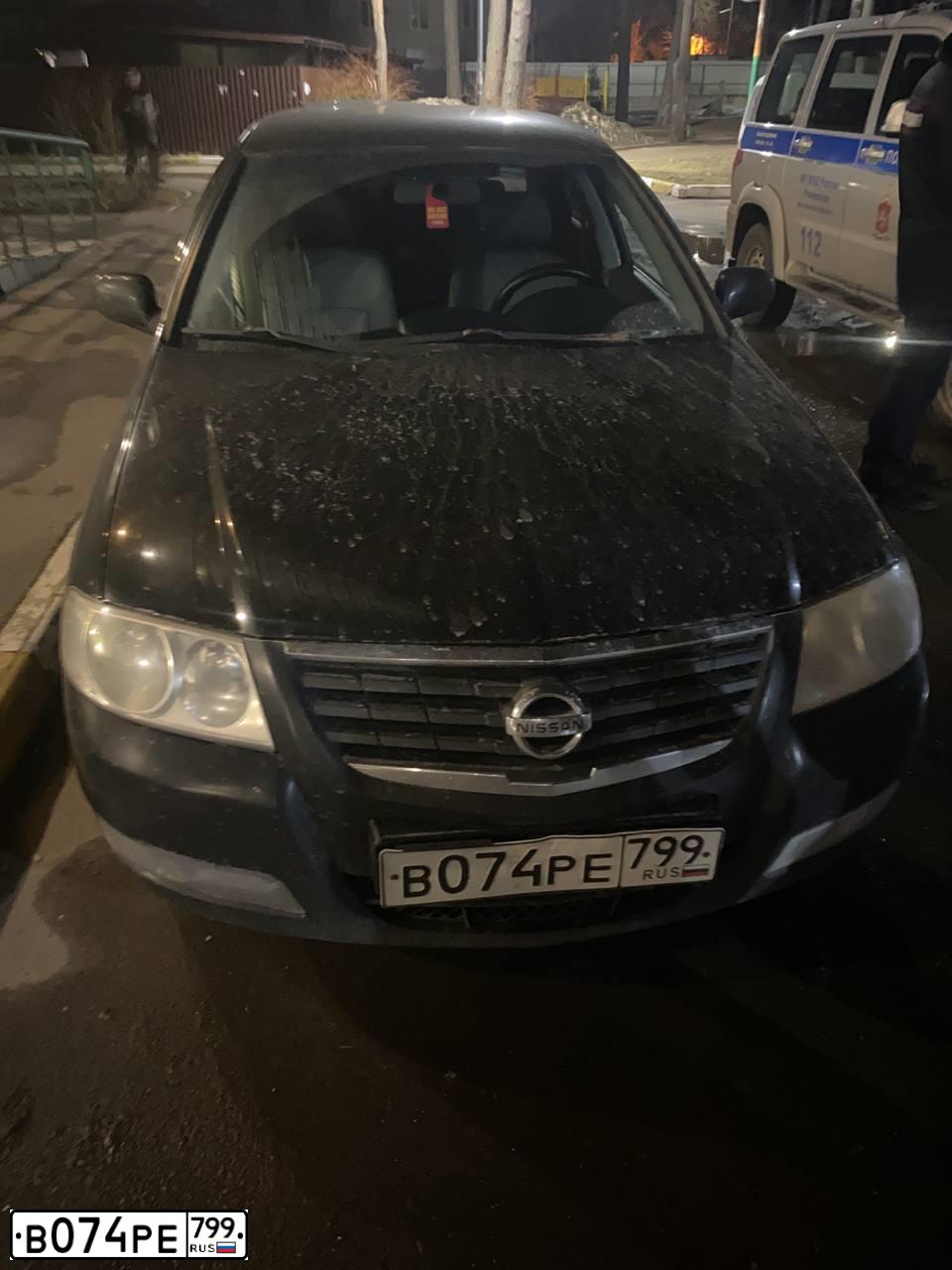 Фото автомобиля NISSAN ALMERA, 2006 — госномер К719РМ790. Цвет: ЧЕРНЫЙ