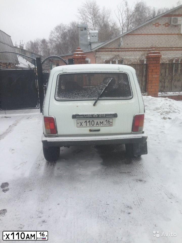 Фото автомобиля LADA 2121 NIVA, 1996 — госномер Х110АМ16. Цвет: БЕЛЫЙ