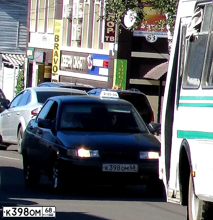 Фото автомобиля LADA 2110, 2006 — госномер К398ОМ68. Цвет: СЕРО-СИНЕ-ЗЕЛЕНЫЙ