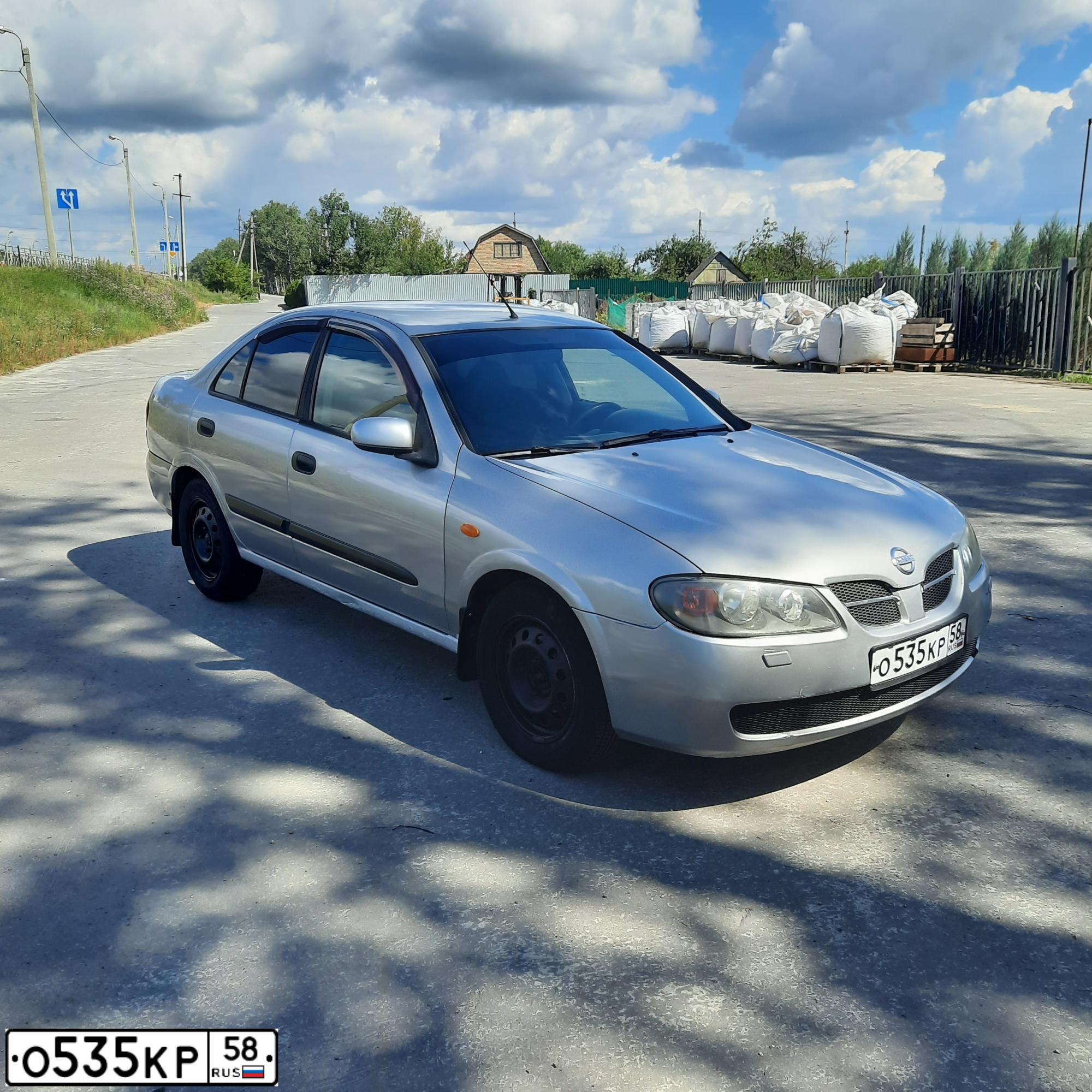 Фото автомобиля NISSAN ALMERA, 2003 — госномер О535КР58