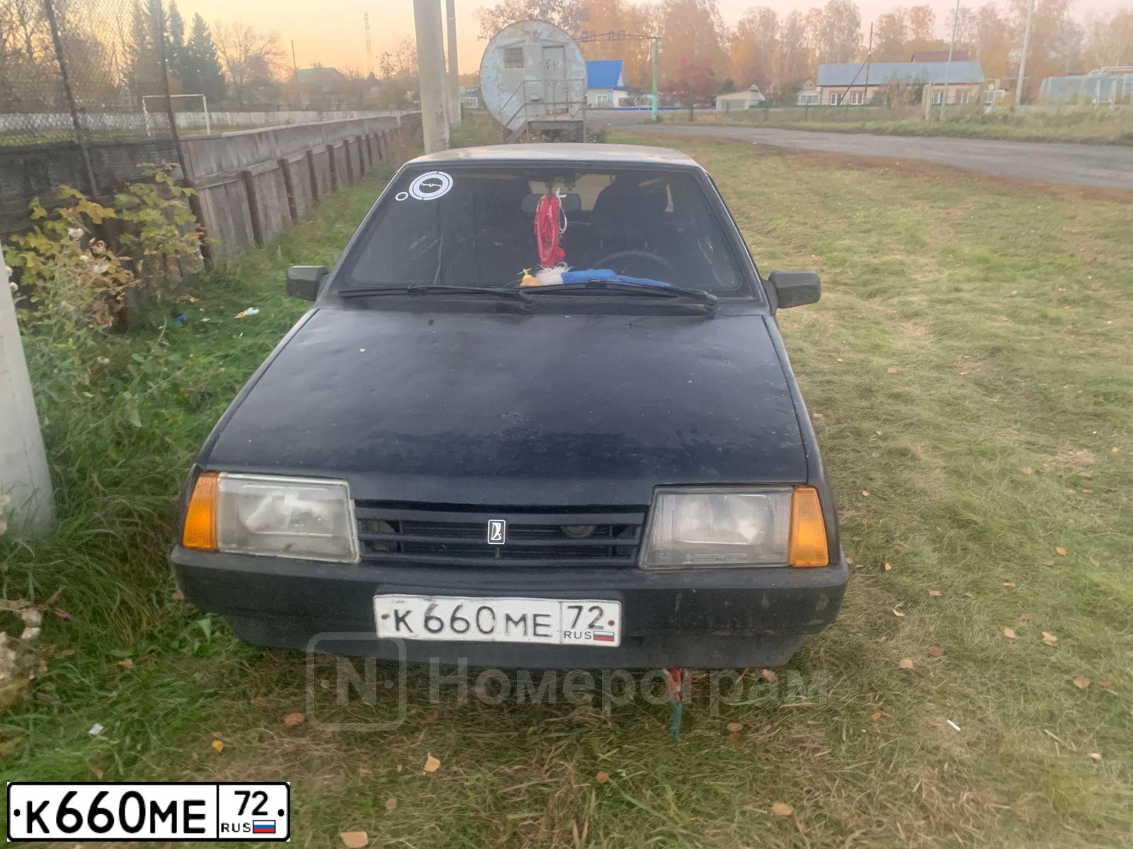 Фото автомобиля LADA 2109 SAMARA, 2003 — госномер К660МЕ72