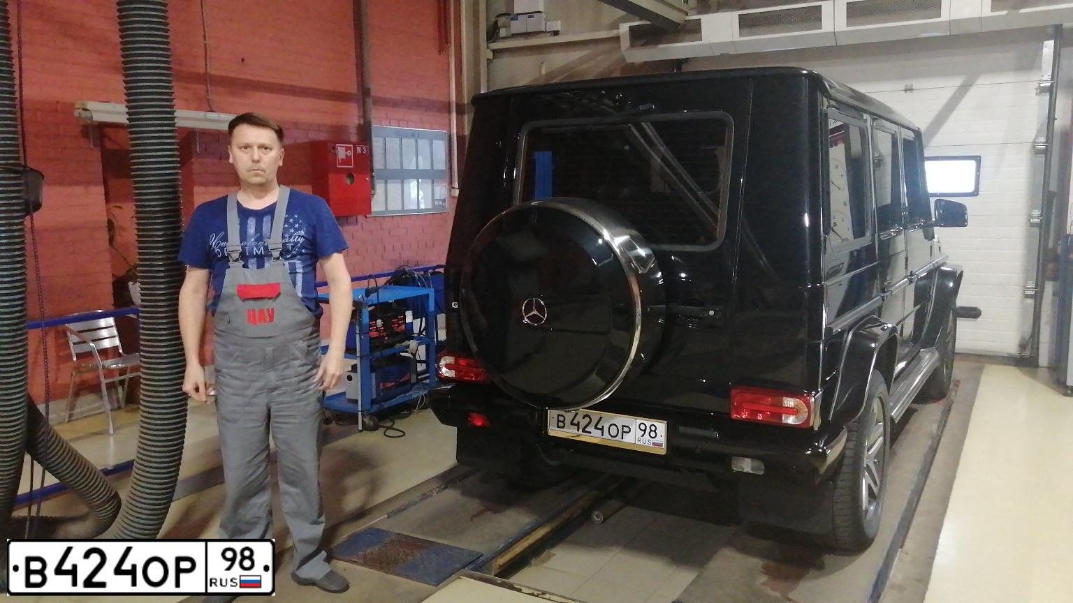Фото автомобиля MERCEDES G-KLASSE, 2016 — госномер В675ВВ750. Цвет: ЧЕРНЫЙ