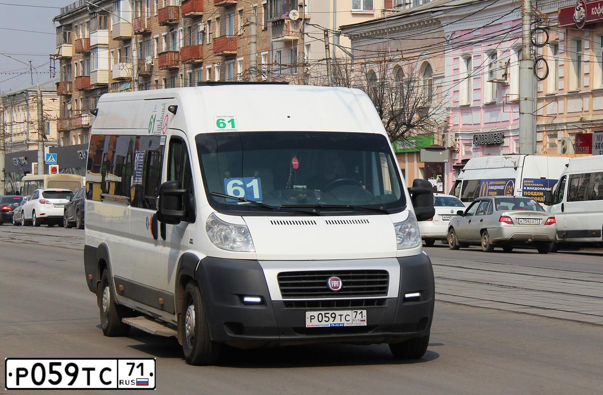 Фото автомобиля FIAT DUCATO, 2014 — госномер Р059ТС71. Цвет: Белый