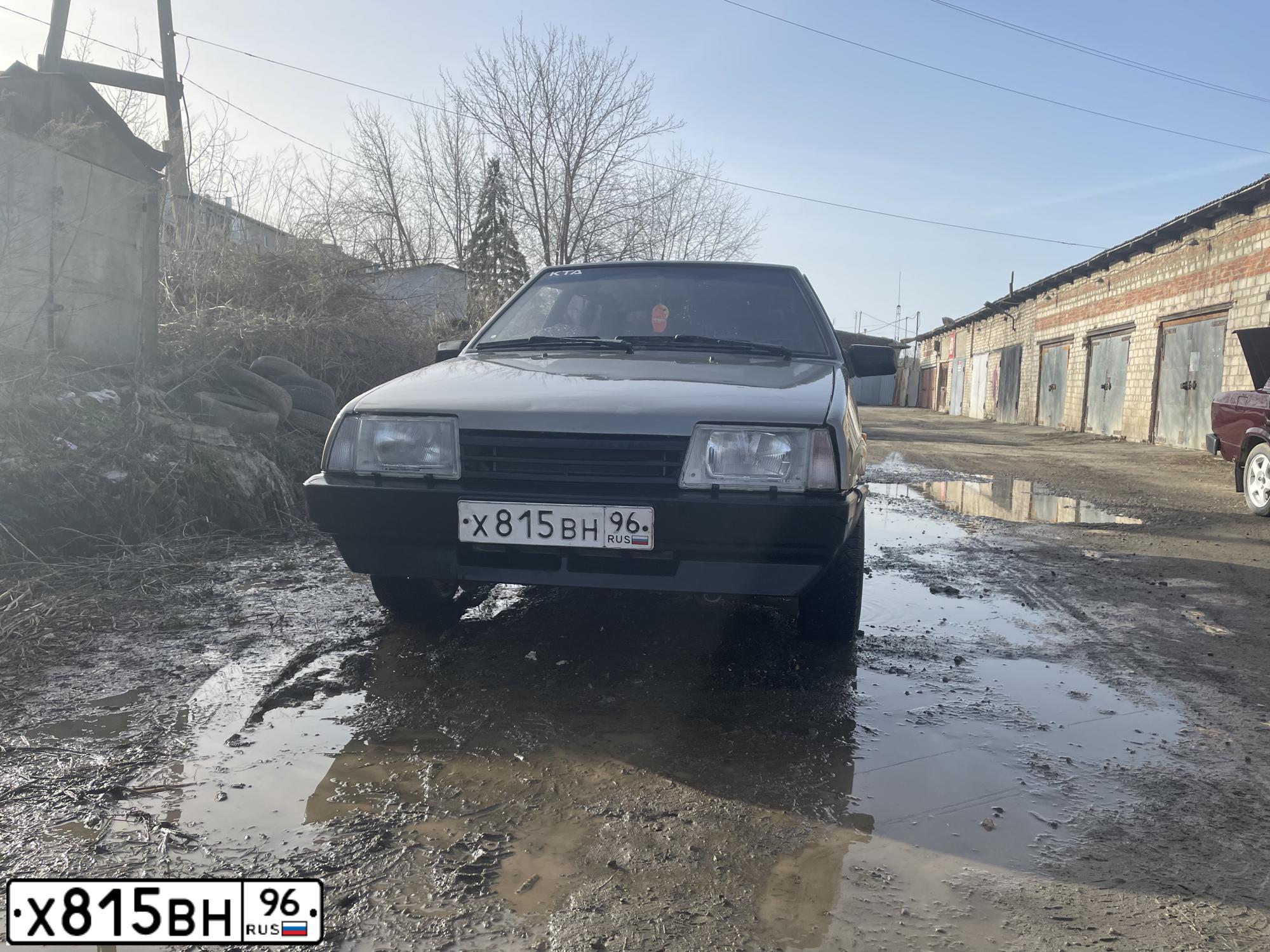 Фото автомобиля LADA 2109 SAMARA, 2002 — госномер С009ВС66. Цвет: СЕРО-ЗЕЛЕНЫЙ