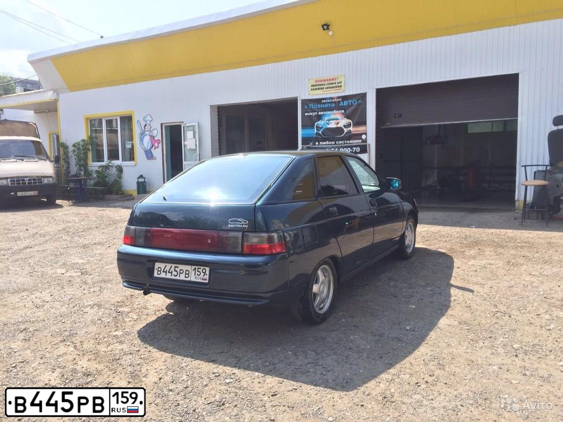Фото автомобиля LADA 2112 LADA, 2007 — госномер В445РВ159. Цвет: ТЕМНО - ЗЕЛЕНЫЙ