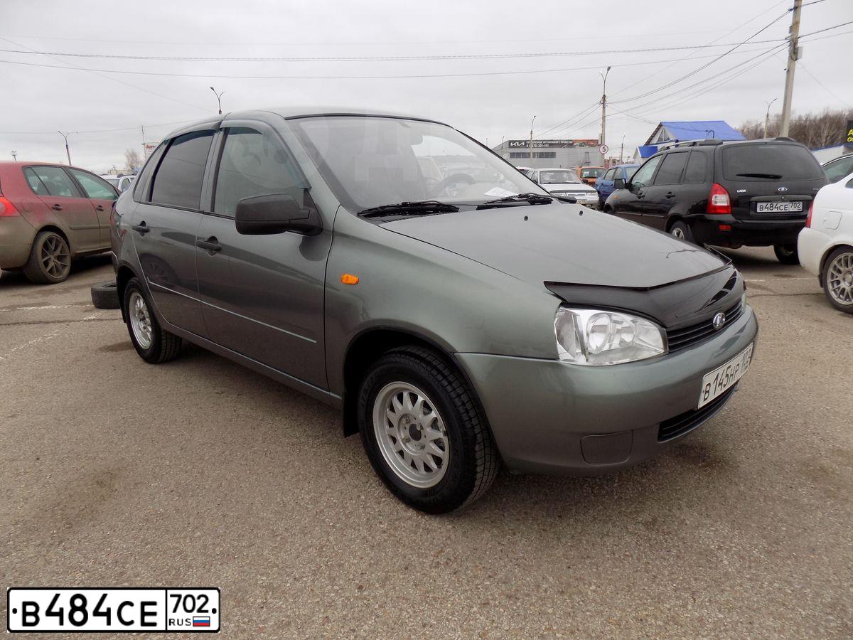Фото автомобиля LADA 1117 KALINA, 2011 — госномер В484СЕ702. Цвет: СИНЕ-ЧЕРНЫЙ