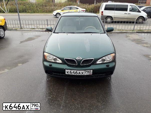 Фото автомобиля NISSAN PRIMERA, 1999 — госномер Н336МС761. Цвет: ЗЕЛЕНЫЙ