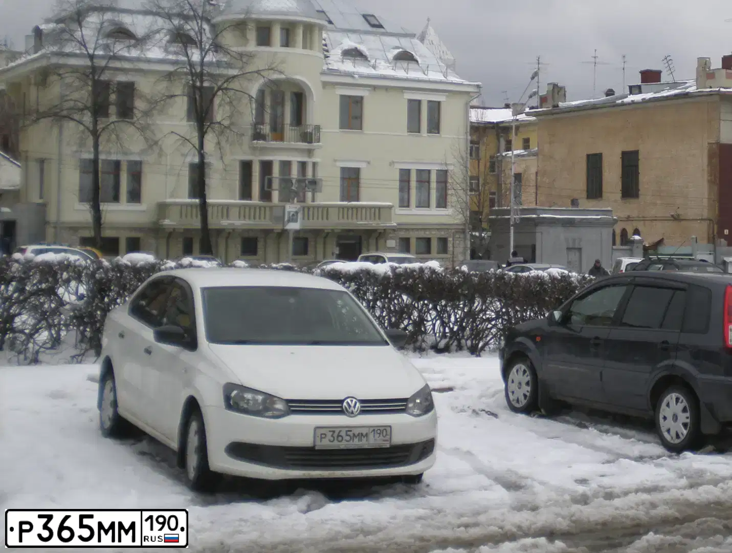 Фото автомобиля VOLKSWAGEN POLO, 2012 — госномер Т913КР73. Цвет: Белый