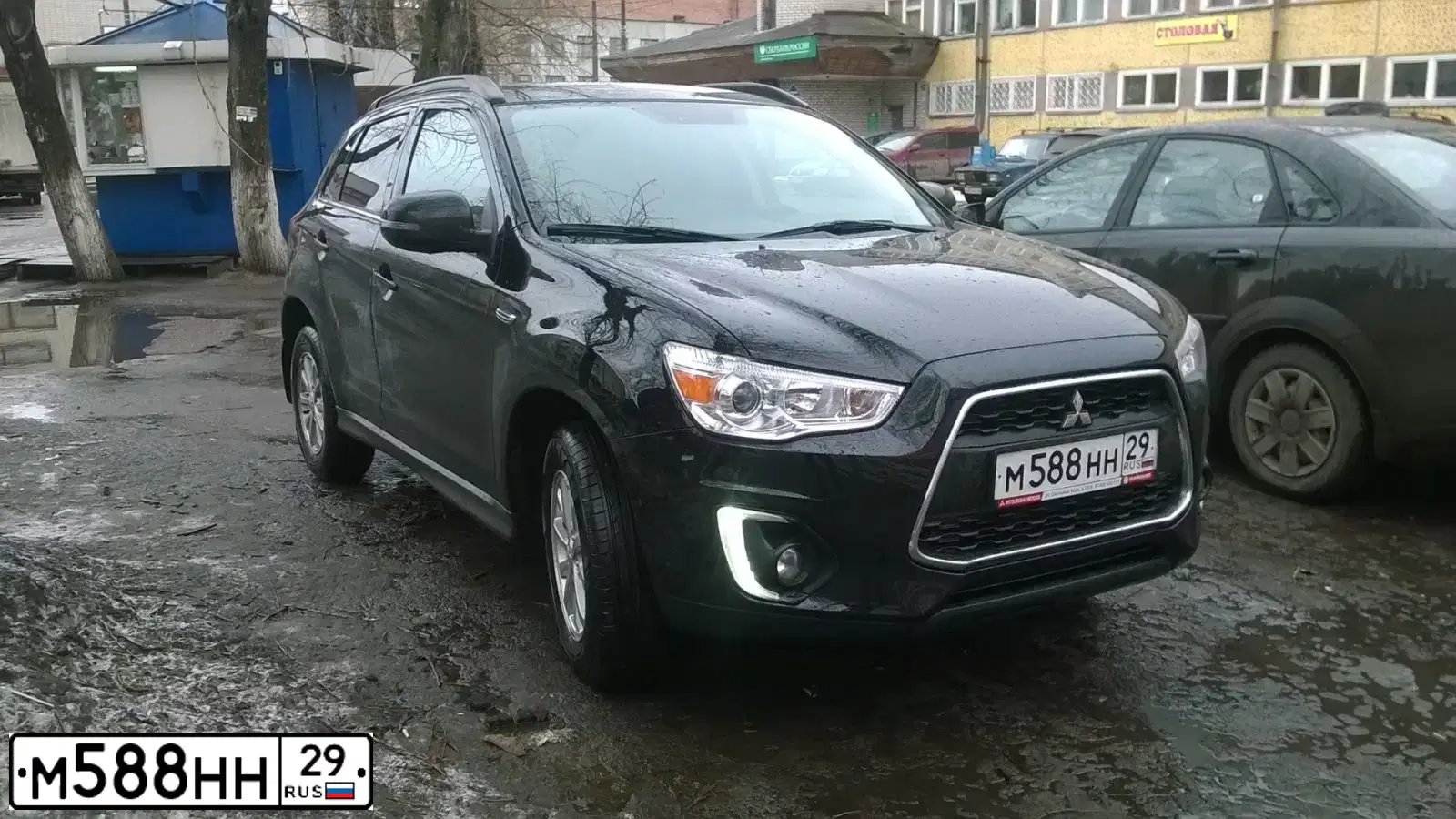 Фото автомобиля LADA 2121 NIVA, 2015 — госномер М588НН29. Цвет: ТЕМНО-ВИШНЕВЫЙ