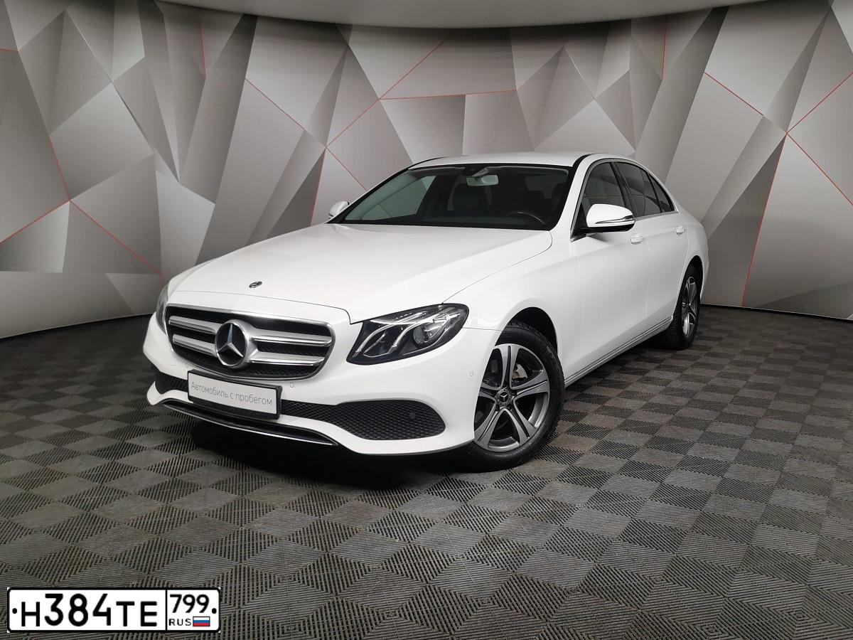 Фото автомобиля MERCEDES E-KLASSE, 2019 — госномер Н384ТЕ799. Цвет: Белый