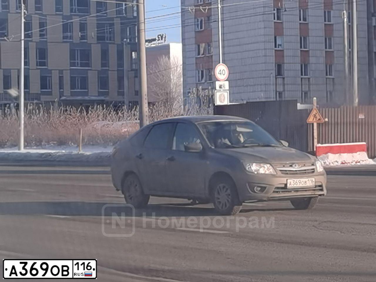 Фото автомобиля SSANGYONG ACTYON, 2012 — госномер Х369ОВ116. Цвет: ЧЕРНЫЙ