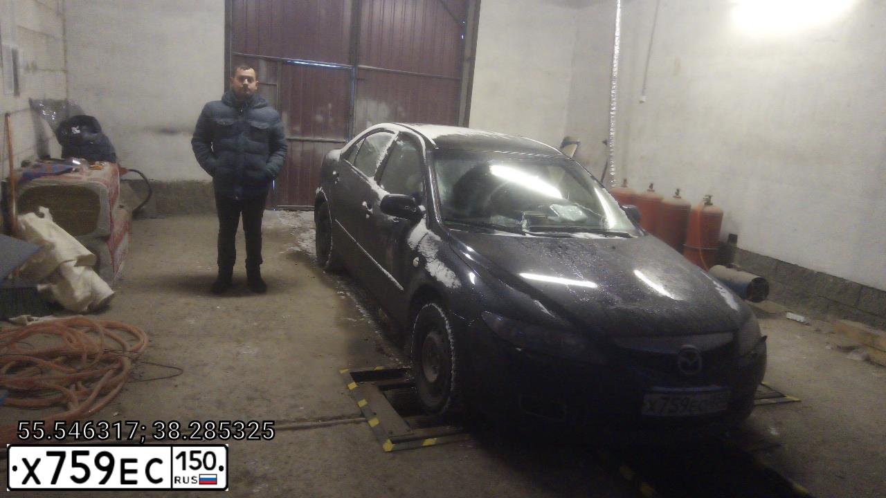 Фото автомобиля MAZDA 6, 2006 — госномер В019ЕУ92. Цвет: ЧЕРНЫЙ