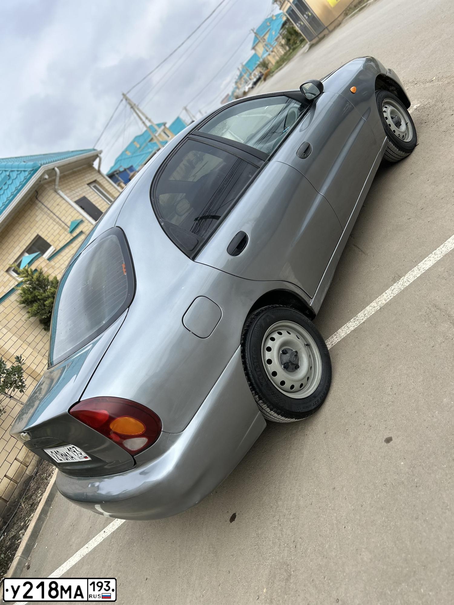 Фото автомобиля CHEVROLET LANOS, 2006 — госномер Т387ЕО323. Цвет: Серый