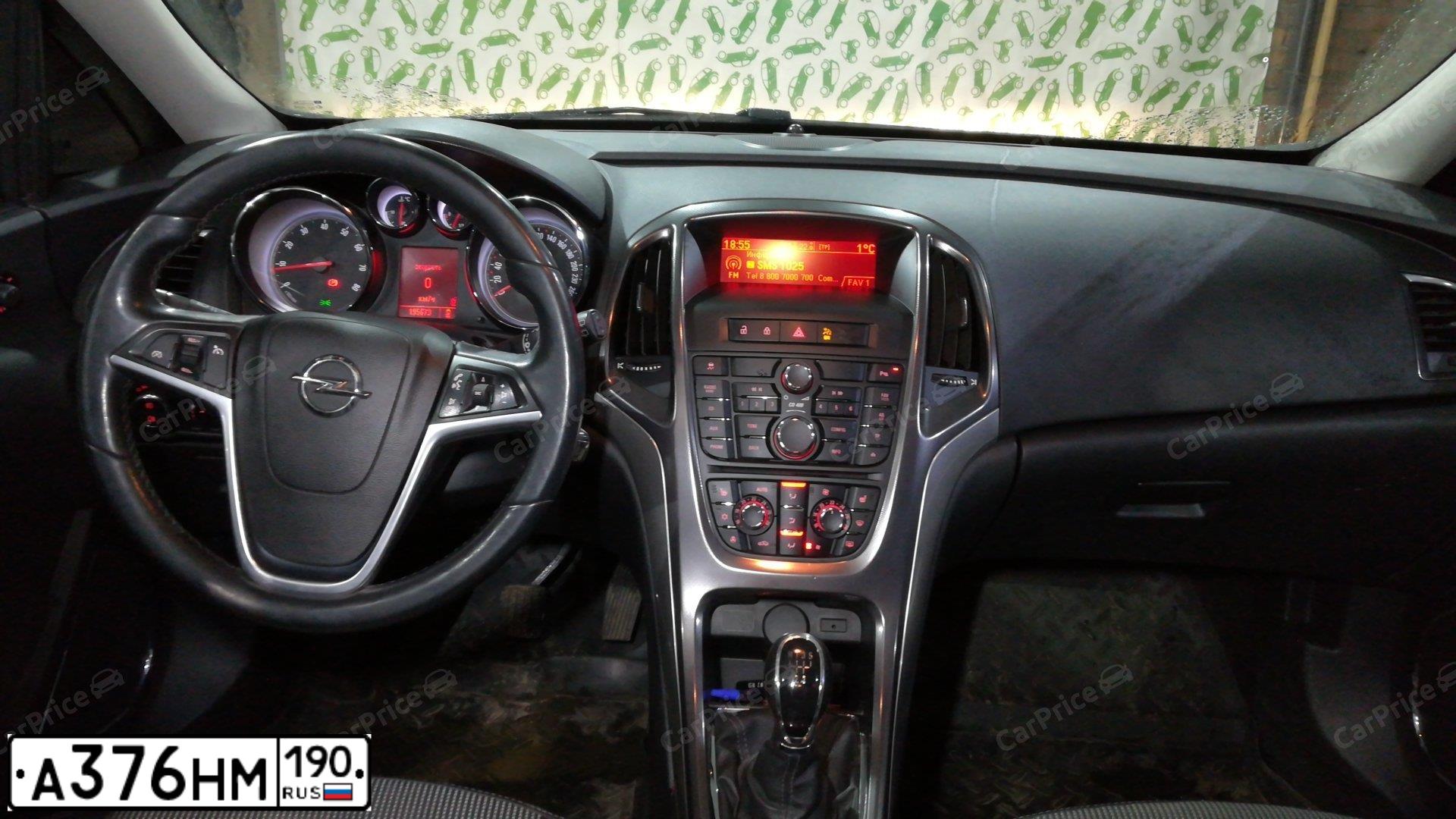 Фото автомобиля OPEL ASTRA, 2011 — госномер А376НМ190. Цвет: ЧЕРНЫЙ
