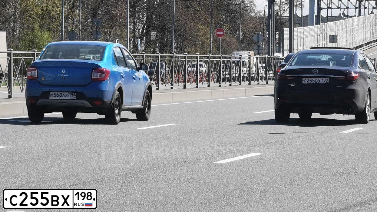 Фото автомобиля MAZDA ATENZA, 2022 — госномер С255ВХ198. Цвет: ФИОЛЕТОВЫЙ