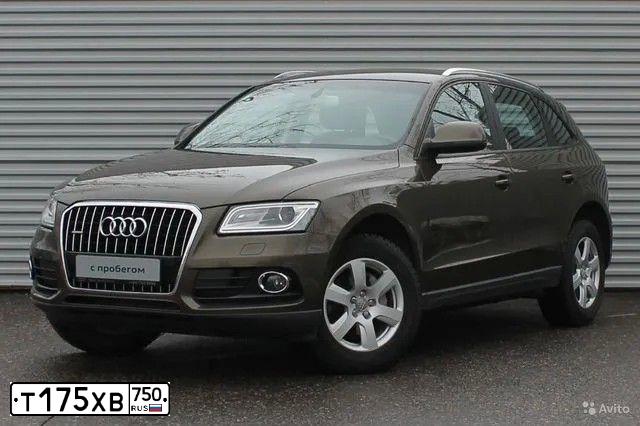 Фото автомобиля AUDI Q5, 2014 — госномер С995РМ716. Цвет: Коричневый
