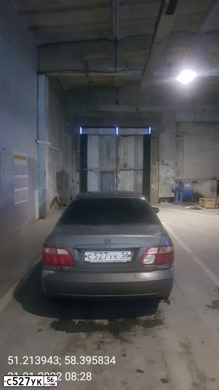 Фото автомобиля NISSAN ALMERA, 2004 — госномер С527УК56. Цвет: СЕРЫЙ