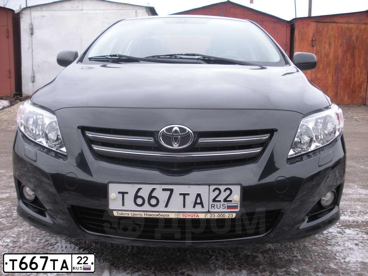Фото автомобиля TOYOTA COROLLA, 2008 — госномер В941АТ01. Цвет: ЧЕРНЫЙ
