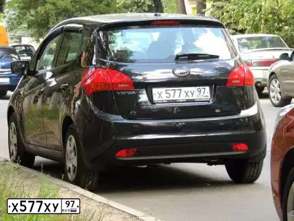 Фото автомобиля CHEVROLET AVEO, 2011 — госномер С587УА716. Цвет: ЧЕРНЫЙ