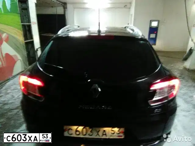Фото автомобиля RENAULT MEGANE, 2009 — госномер С603ХА53. Цвет: ЧЕРНЫЙ МЕТАЛЛИК