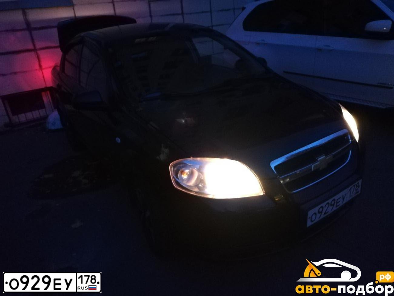 Фото автомобиля CHEVROLET AVEO, 2011 — госномер Н802АА10. Цвет: ЧЕРНЫЙ